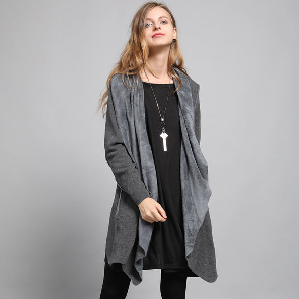 Fashion Loose Thick Warm Not Cashmere Cardigan Outwear