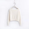 Strapless Shoulder Mohair Off Shoulder Sweaters