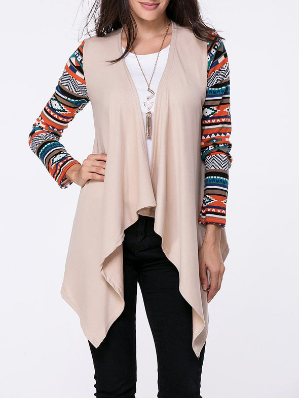 Printed  Long Sleeve Cardigans