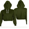 Pure Color Short Long Sleeve Hoodies