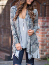 Camouflage  Long Sleeve Cardigans