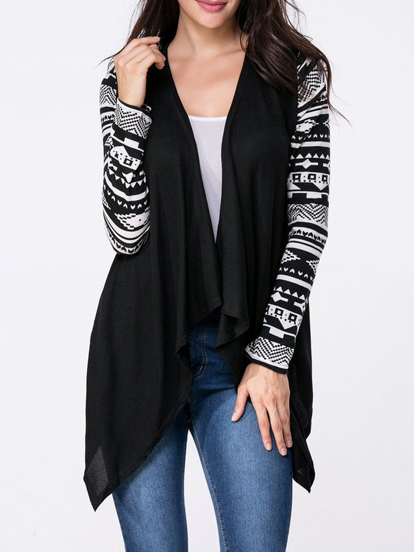 Printed  Long Sleeve Cardigans