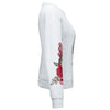 Embroidered Flower Round Neck Long Sleeve Sweatshirt