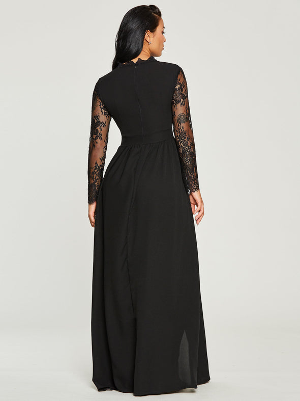 Women's Sexy Lace Evening Dress