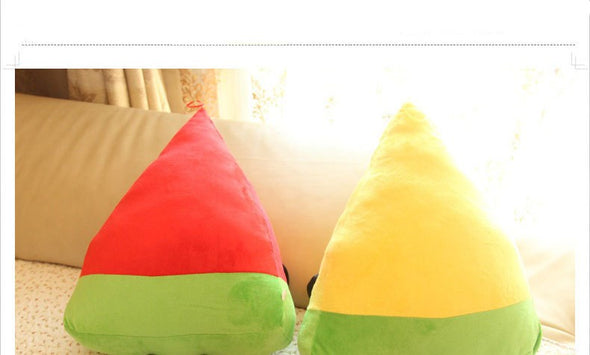 Cartoon Couple Watermelon Pillow