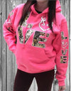 Printed Fashion Loose Long-sleeved Sports Hoodies