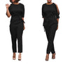 Back Open Split Casual Jumpsuits