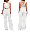 Back Open Sexy Belt Decorated Jumpsuits