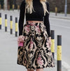 Classic Print Princess Casual Skirts