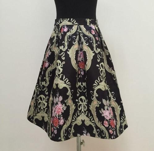 Classic Print Princess Casual Skirts