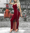 Classic Hit Color Patchwork Sleeveless Long Jumpsuits