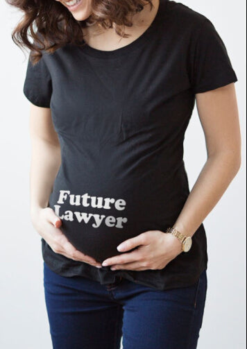 Peeking Baby Funny T-shirt Funny Maternity Top Pregnancy Clothing