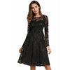 Women Strapless Lace Dress