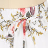 Bohemian Floral Print  Ankle-length Natural Summer Casual Half Skirt