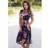 2022 Women Floral Print Boho Long Dresses Sexy Summer Maxi Beach Tunic Dress