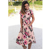 2022 Women Floral Print Boho Long Dresses Sexy Summer Maxi Beach Tunic Dress