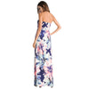 2022 Summer Strapless Floral Print Sexy Party Tunic Vestidos Boho Elegant Maxi Dress