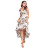 Women Summer  Print Lace Backless Party  Boho Lining  Dress