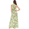 2022 Women Summer Boho Dress Off Shoulder Long Floral Print Dresses