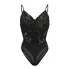 Women's Embroidered Sexy Sling Base Bodysuit