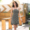 Woman Summer  Strapless Tube Boho Dress