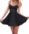 New  Fashion Sexy Strap Pleated Short Dress