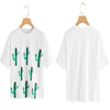 Women Summer Loose Print Cactus Casual Tshirt