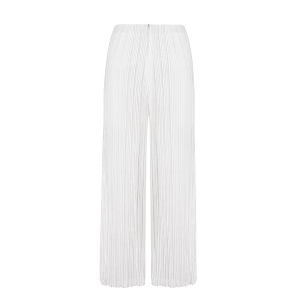 Fashion Transparent Summer Elastic Chiffon Pants  Wide Leg Pants