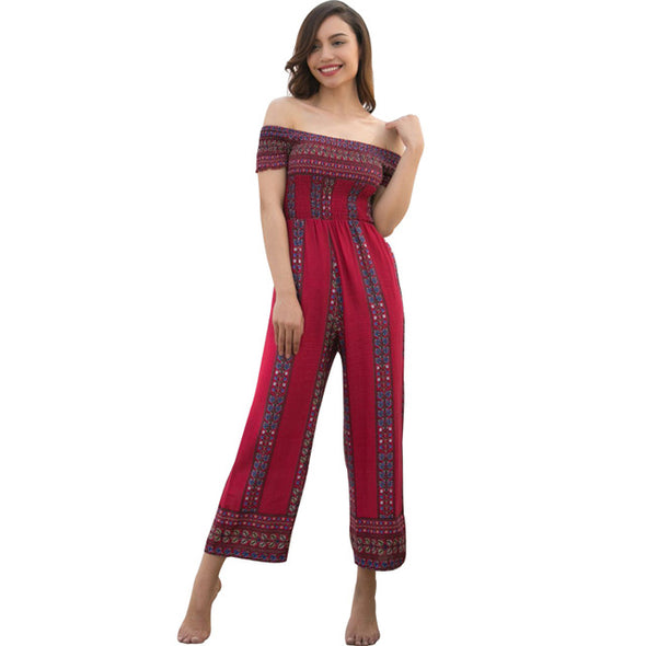 Women's Summer Jumpsuit High Waist Jumpsuit