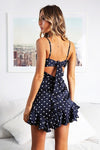 Bohemian Chiffon Floral Strapless Hollow Out Mini Short  A-Line Dress