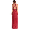 Women's Strap Sexy Cross Open Back Sequin Dress