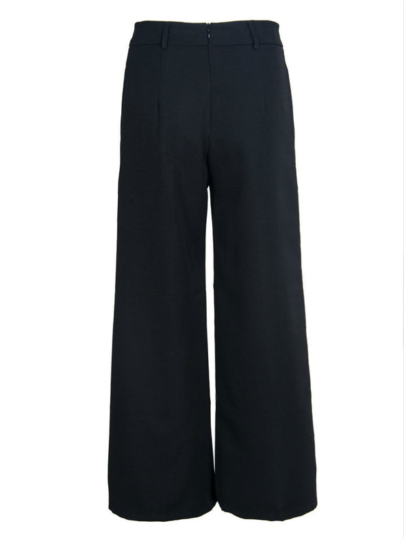 Women Casual High Waist Loose Wide Leg Pants