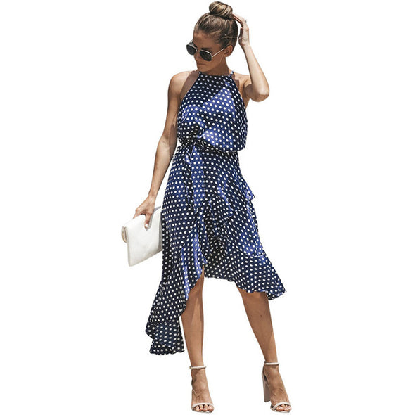 Ruffled off-the-shoulder dress