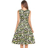 Women's Tube Top Contrast Print Dress