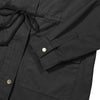 Leisure Pure Color Single Row Buckle Hooded Overcoat